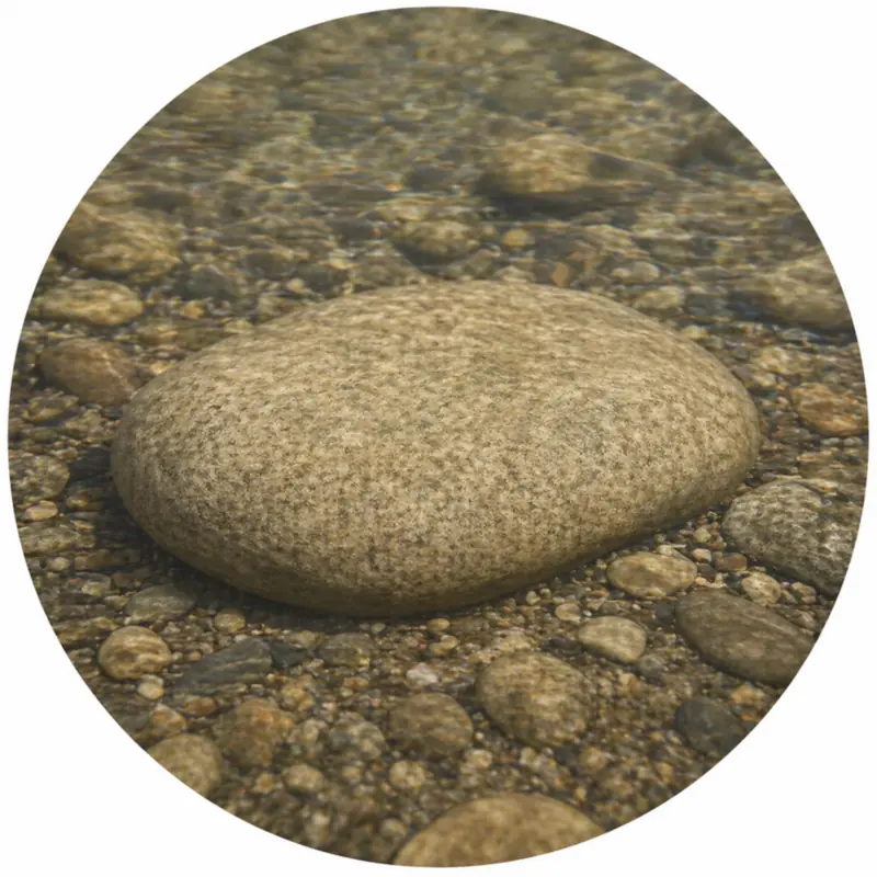 Stream stone underwater